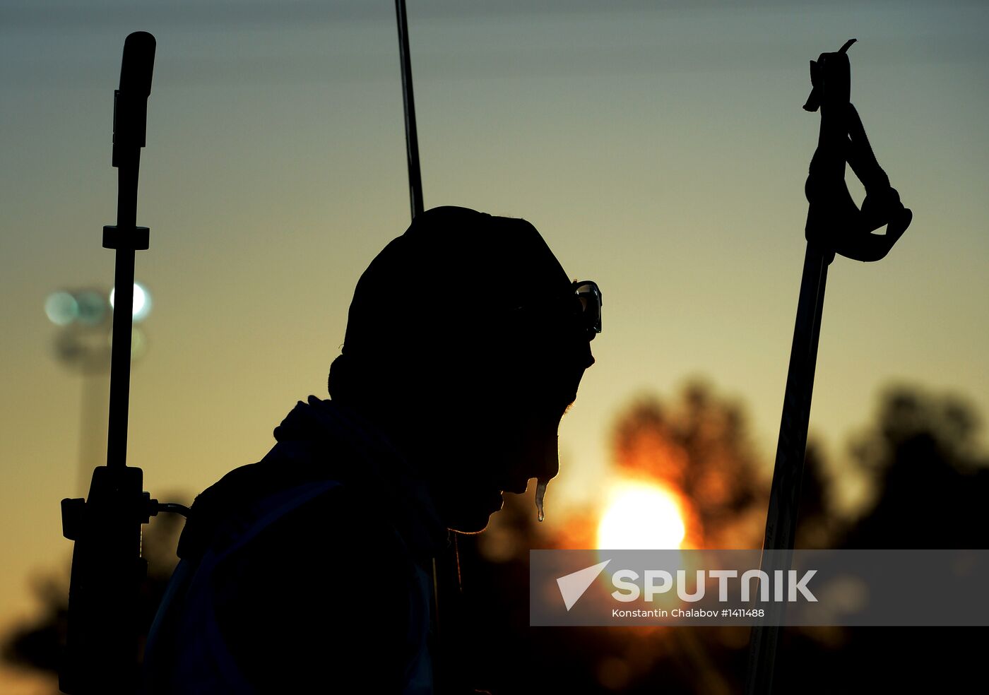 Biathlon. 9th stage of World Cup. Women's sprint