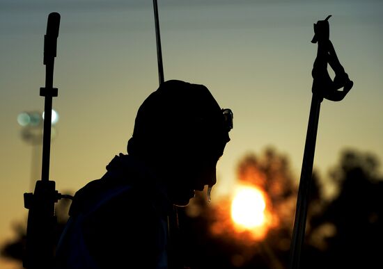 Biathlon. 9th stage of World Cup. Women's sprint