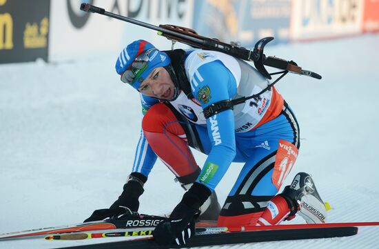 Biathlon. 9th stage of World Cup. Women's sprint
