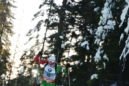 Biathlon. 9th stage of World Cup. Women's sprint
