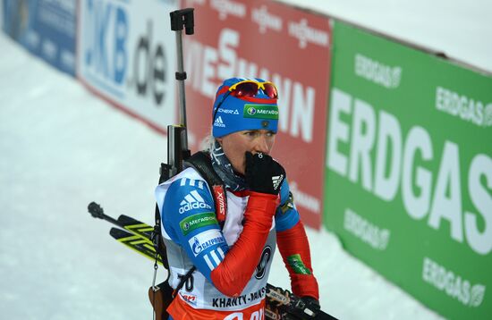 Biathlon. 9th stage of World Cup. Women's sprint