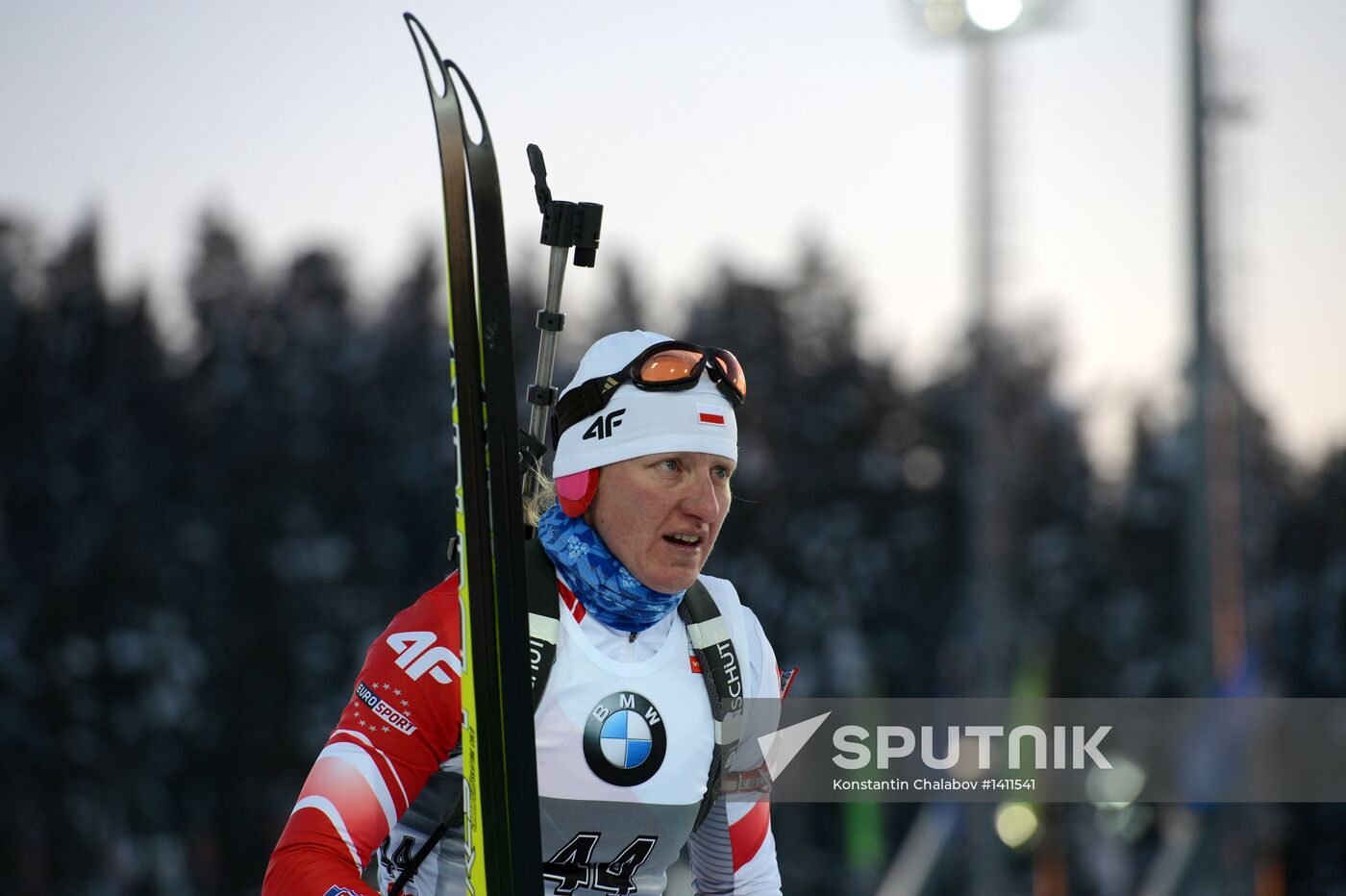 Biathlon. 9th stage of World Cup. Women's sprint
