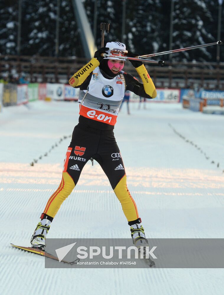 Biathlon. 9th stage of World Cup. Women's sprint
