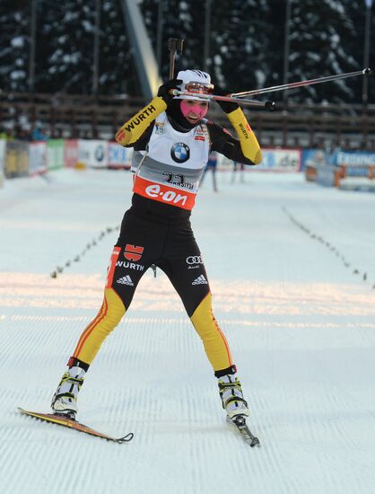 Biathlon. 9th stage of World Cup. Women's sprint