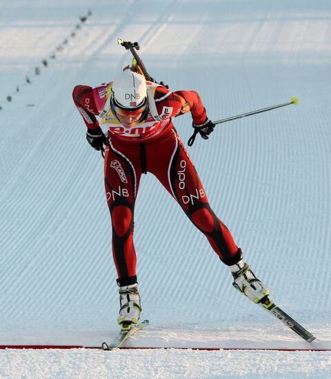 Biathlon. 9th stage of World Cup. Women's sprint