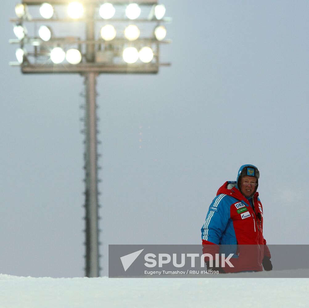 Biathlon. 9th stage of World Cup. Women's sprint