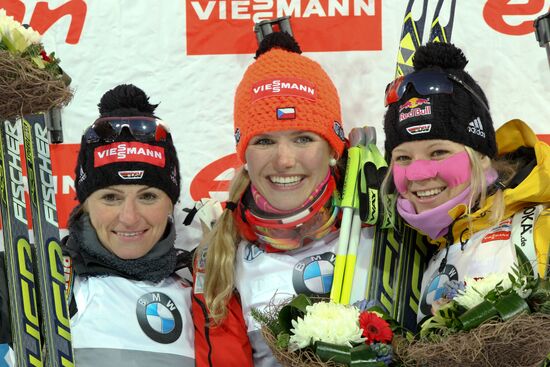 Biathlon. 9th stage of World Cup. Women's sprint