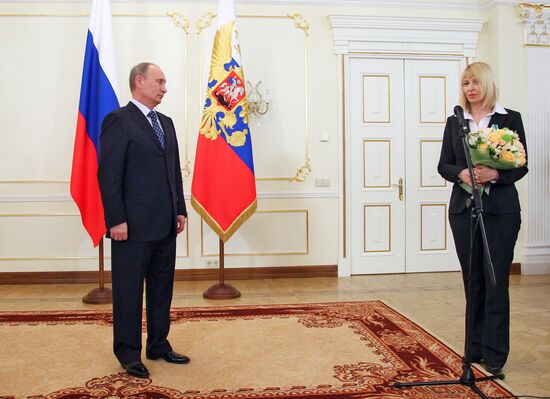 V. Putin meets with members of Military Historical Society