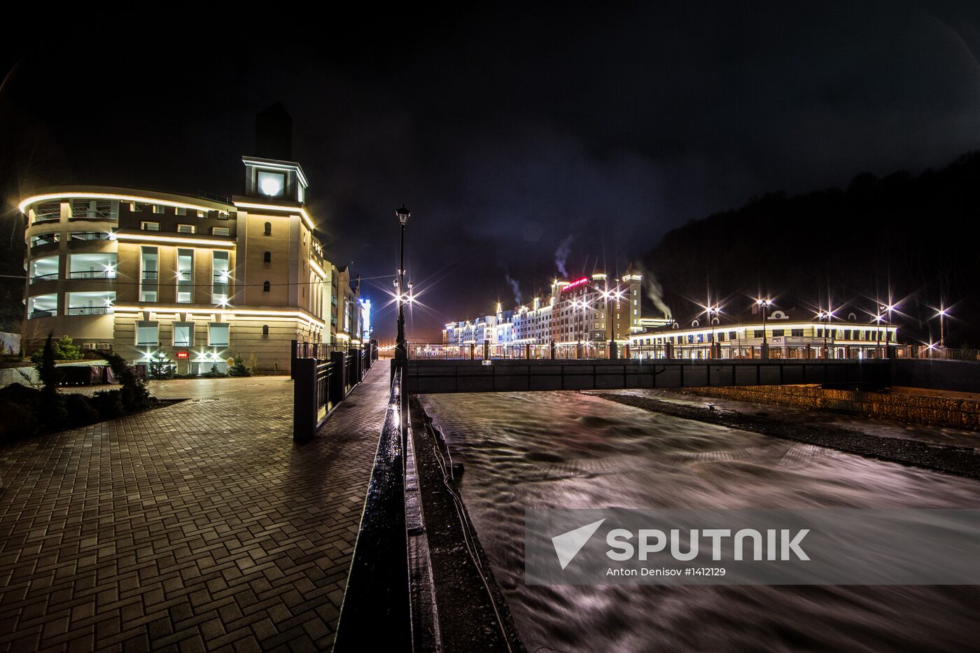 Views of Rosa Khutor alpine ski resort