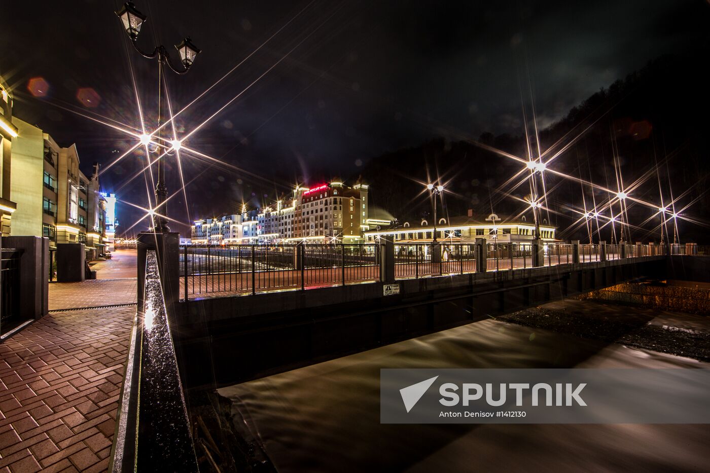 Views of Rosa Khutor alpine ski resort