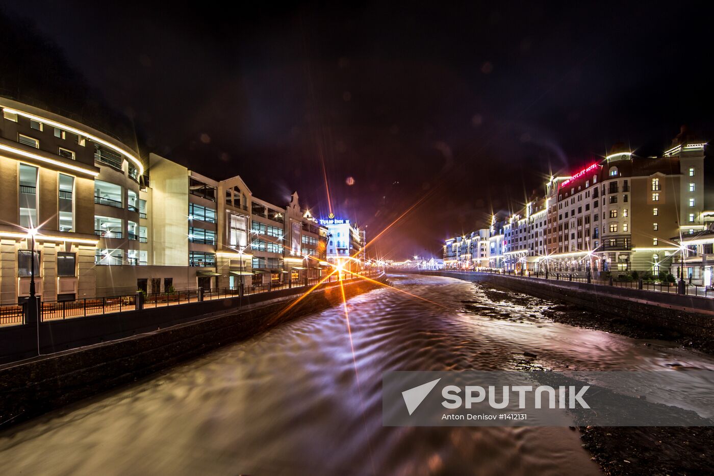 Views of Rosa Khutor alpine ski resort