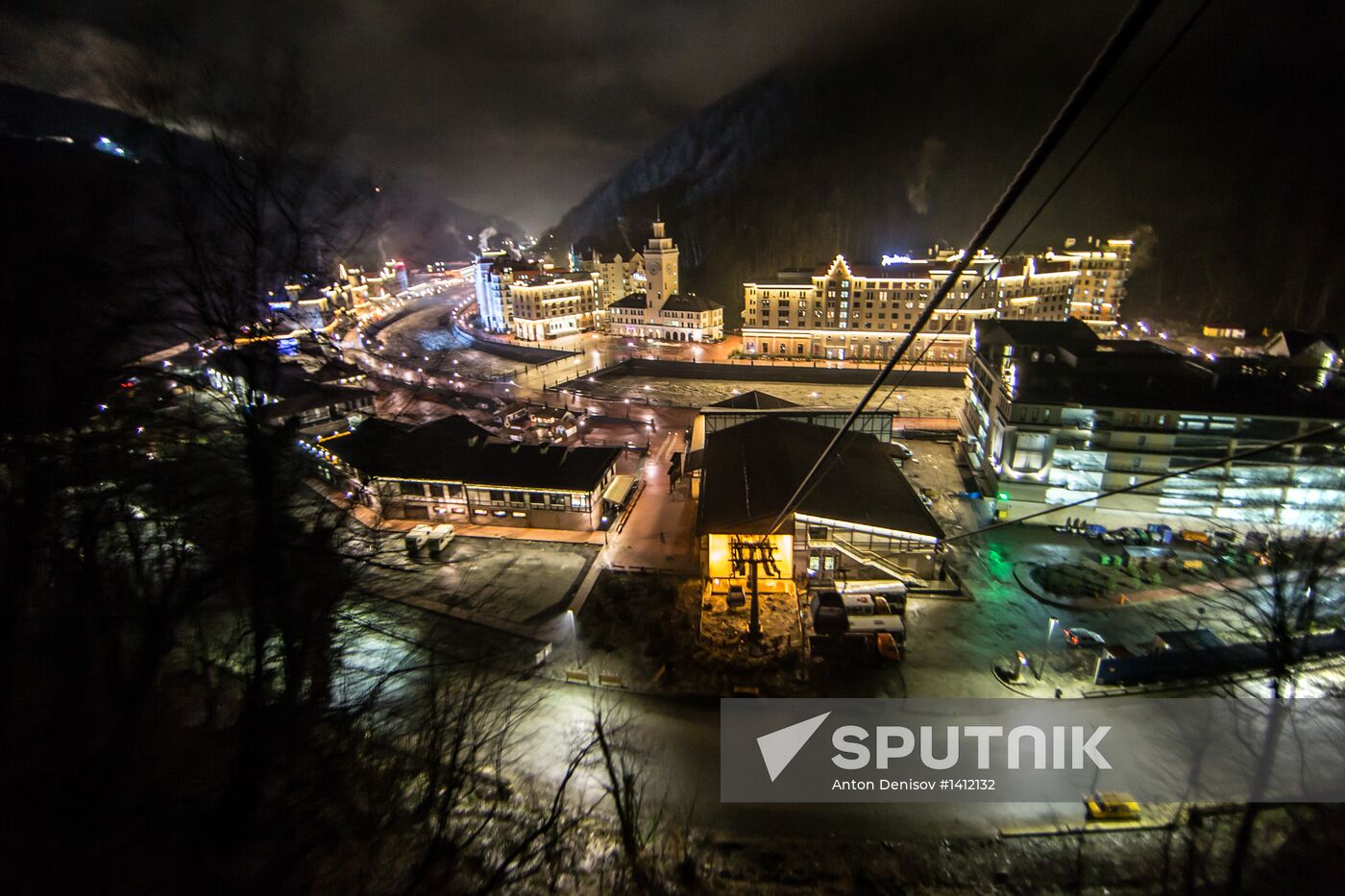 Views of Rosa Khutor alpine ski resort