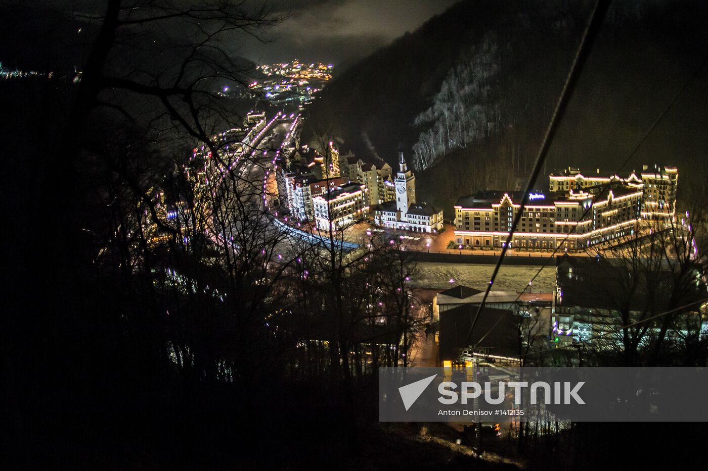 Views of Rosa Khutor alpine ski resort