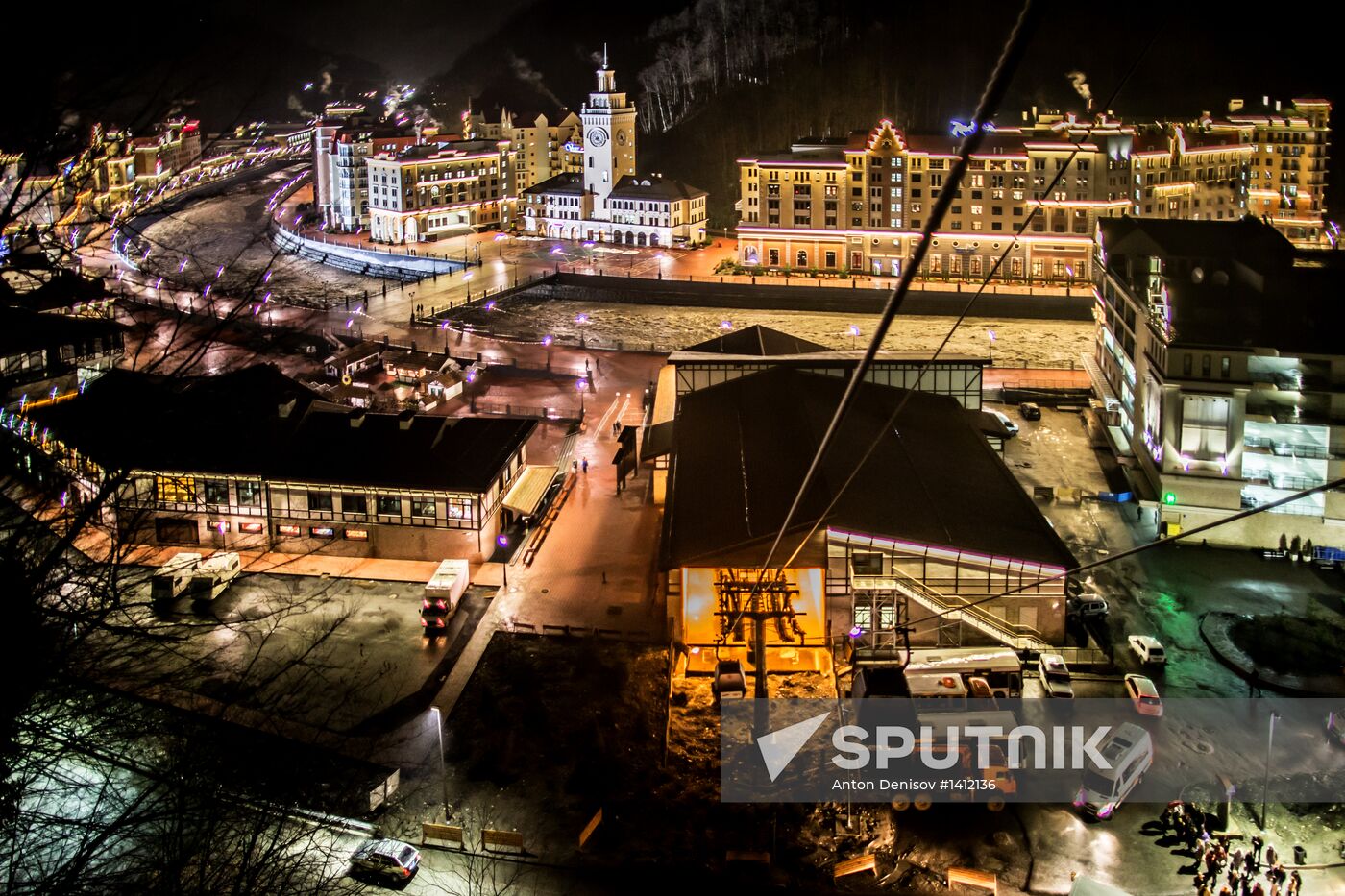 Views of Rosa Khutor alpine ski resort