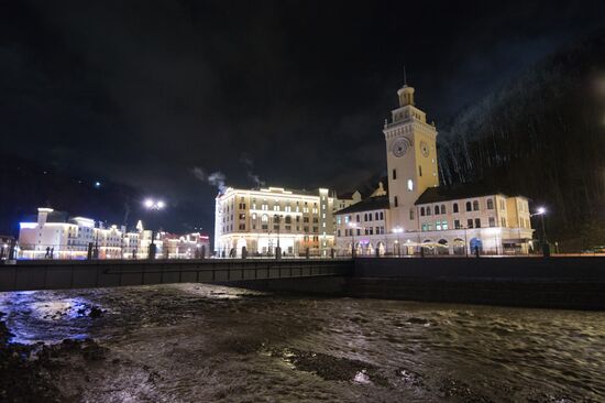 Views of Rosa Khutor alpine ski resort