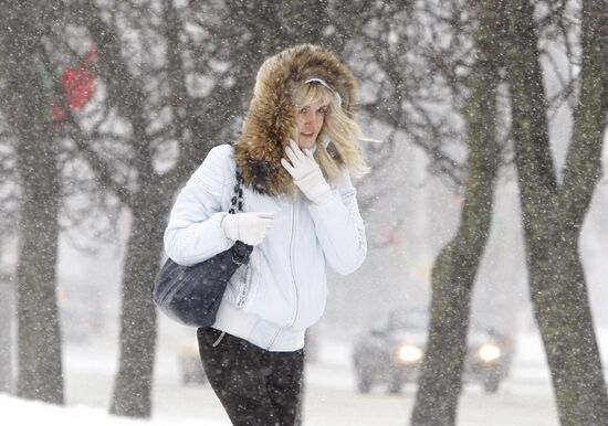 European cyclone reaches Minsk