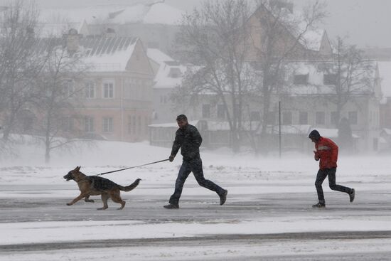 European cyclone reaches Minsk