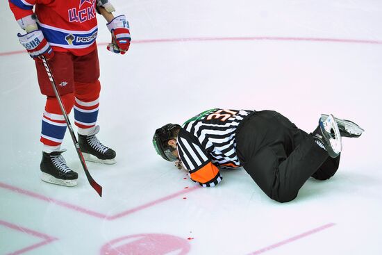 Kontinental Hockey League. CSKA vs. Dynamo