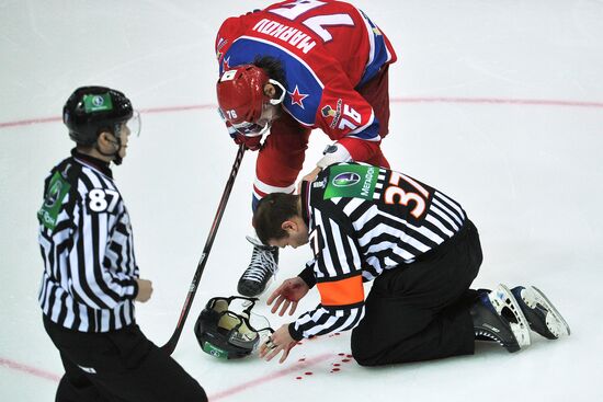 Kontinental Hockey League. CSKA vs. Dynamo
