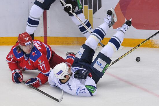 Kontinental Hockey League. CSKA vs. Dynamo