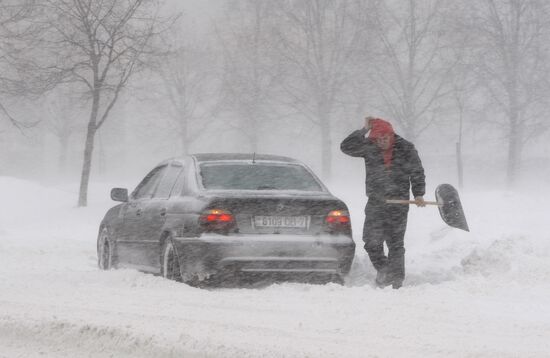 European cyclone reaches Minsk