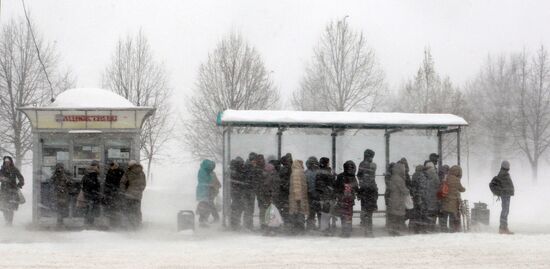 European cyclone reaches Minsk