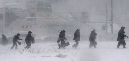European cyclone reaches Minsk