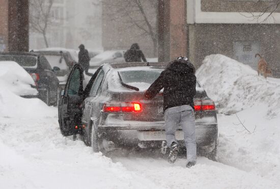 European cyclone reaches Minsk