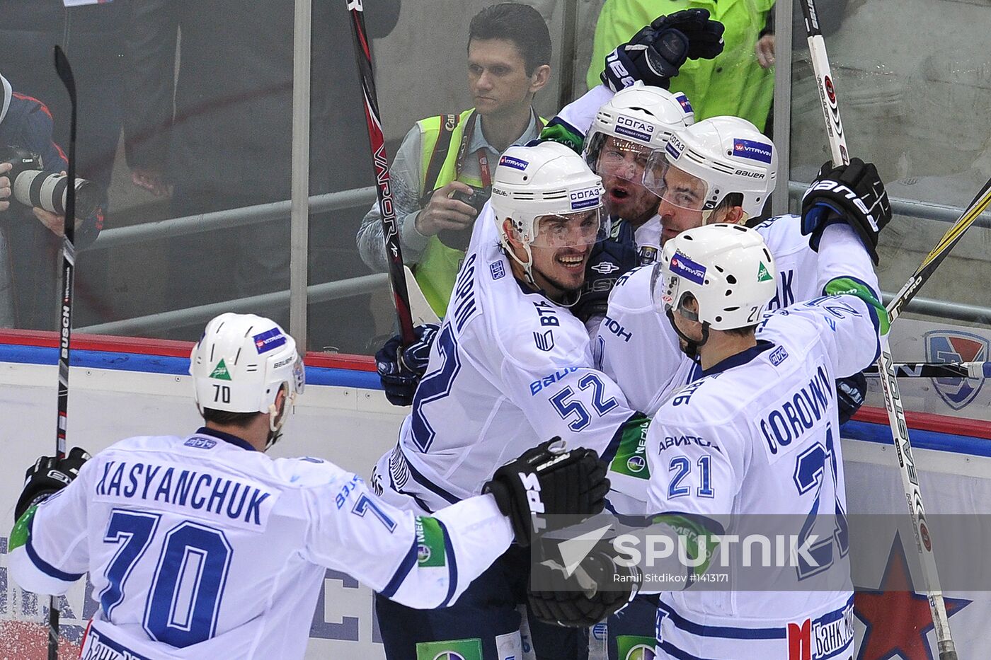 Kontinental Hockey League. CSKA vs. Dynamo