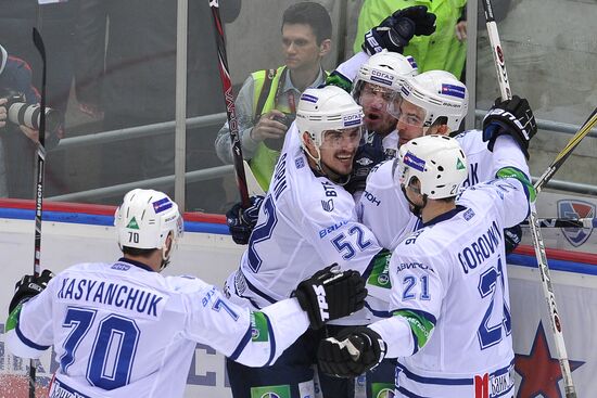 Kontinental Hockey League. CSKA vs. Dynamo