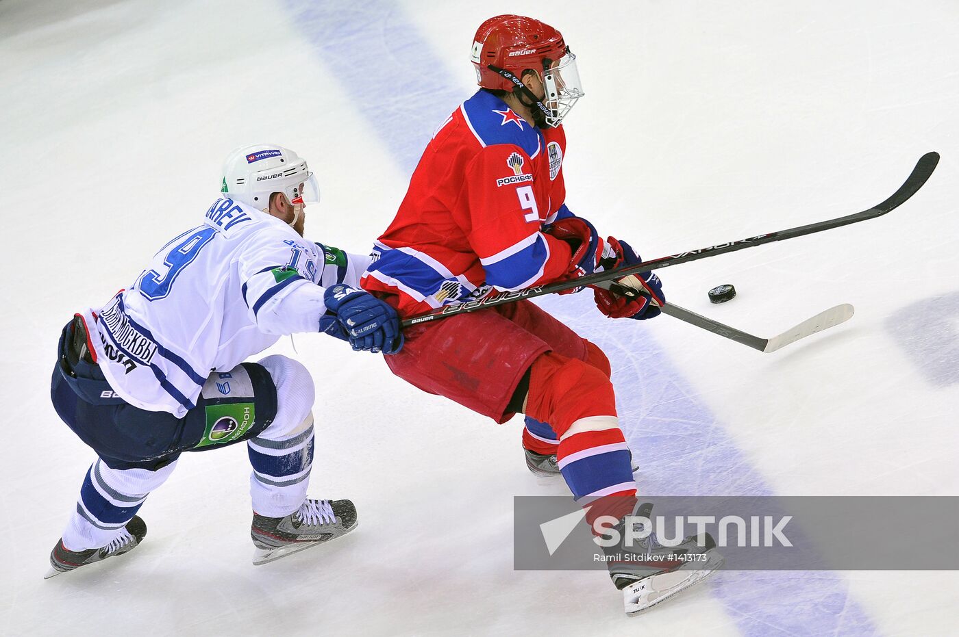 Kontinental Hockey League. CSKA vs. Dynamo