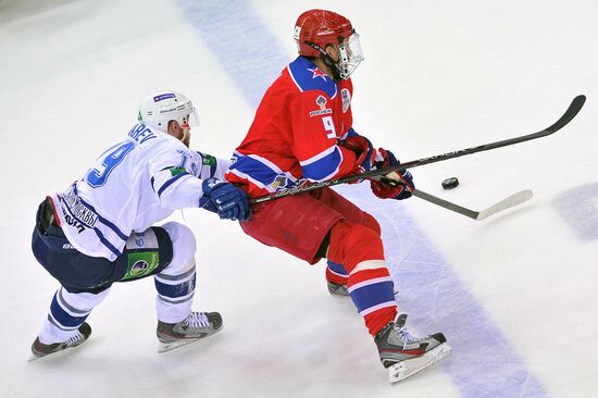 Kontinental Hockey League. CSKA vs. Dynamo