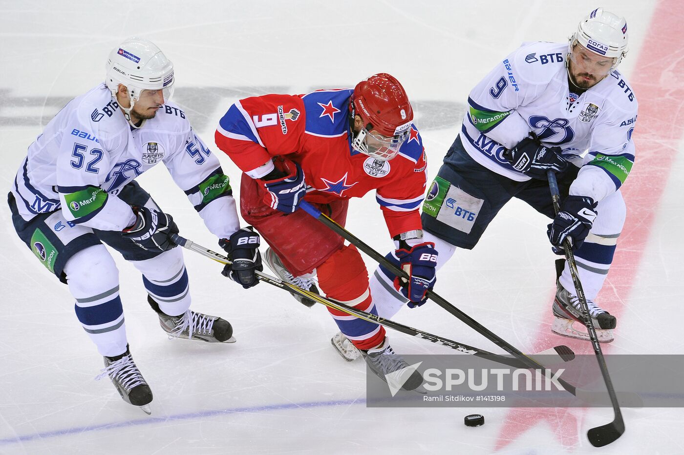 Kontinental Hockey League. CSKA vs. Dynamo