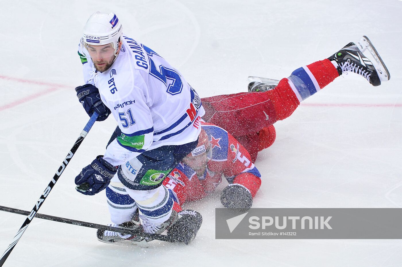 Kontinental Hockey League. CSKA vs. Dynamo