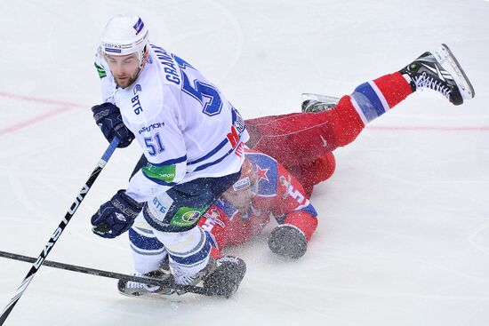 Kontinental Hockey League. CSKA vs. Dynamo