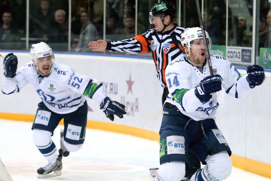 Kontinental Hockey League. CSKA vs. Dynamo