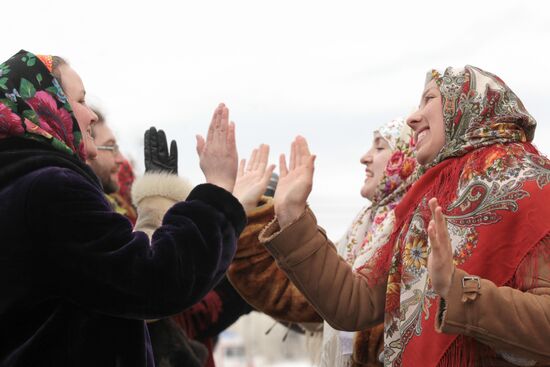 Bakshevskaya Maslenitsa 2013 in Moscow region
