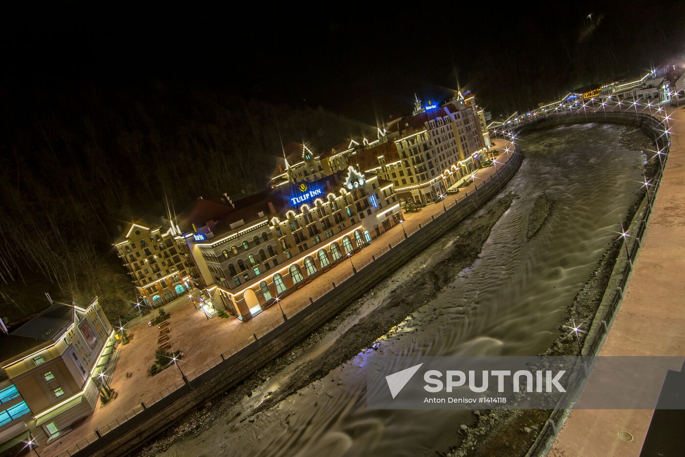 Views of Rosa Khutor alpine ski resort