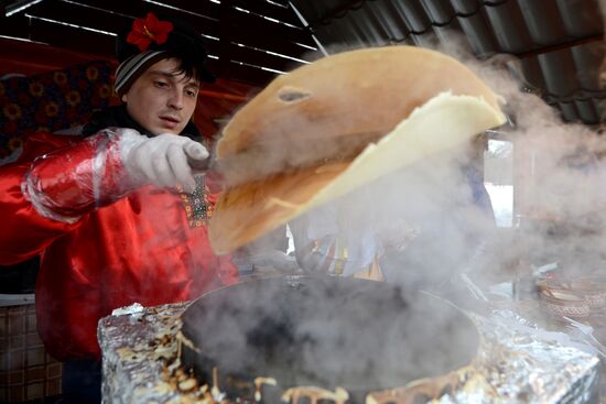 Celebrations of Maslenitsa Pancake Week