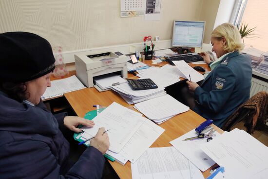 Tax inspectorate operations in Kaliningrad