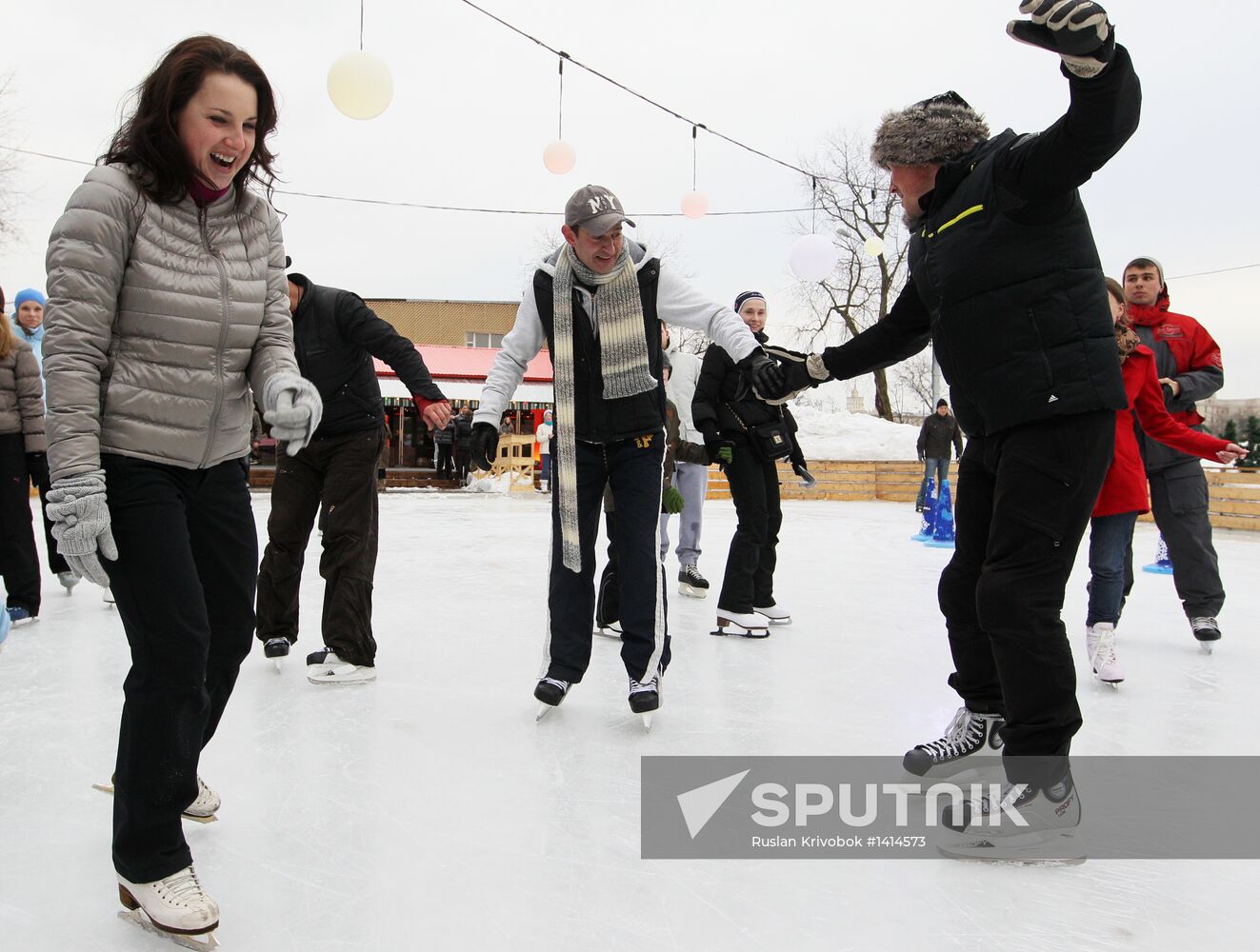 Master class by Khabensky and Sloutskaya in Gorky Park