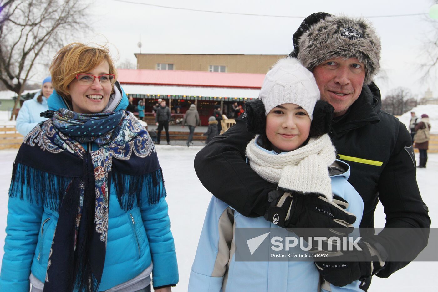 Master class by Khabensky and Sloutskaya in Gorky Park
