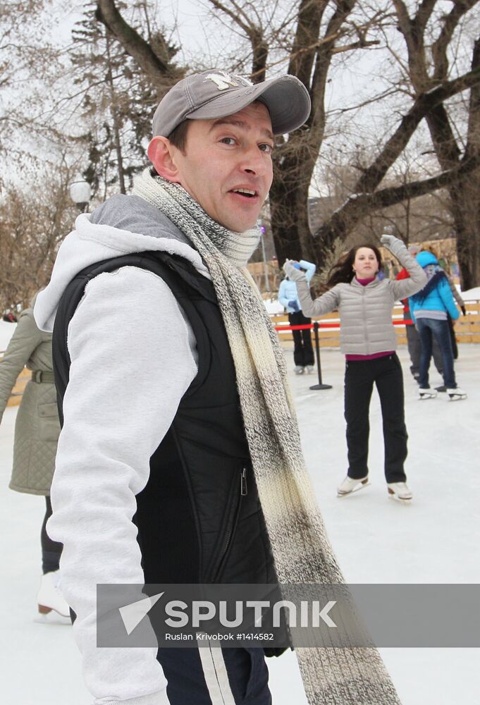 Master class by Khabensky and Sloutskaya in Gorky Park
