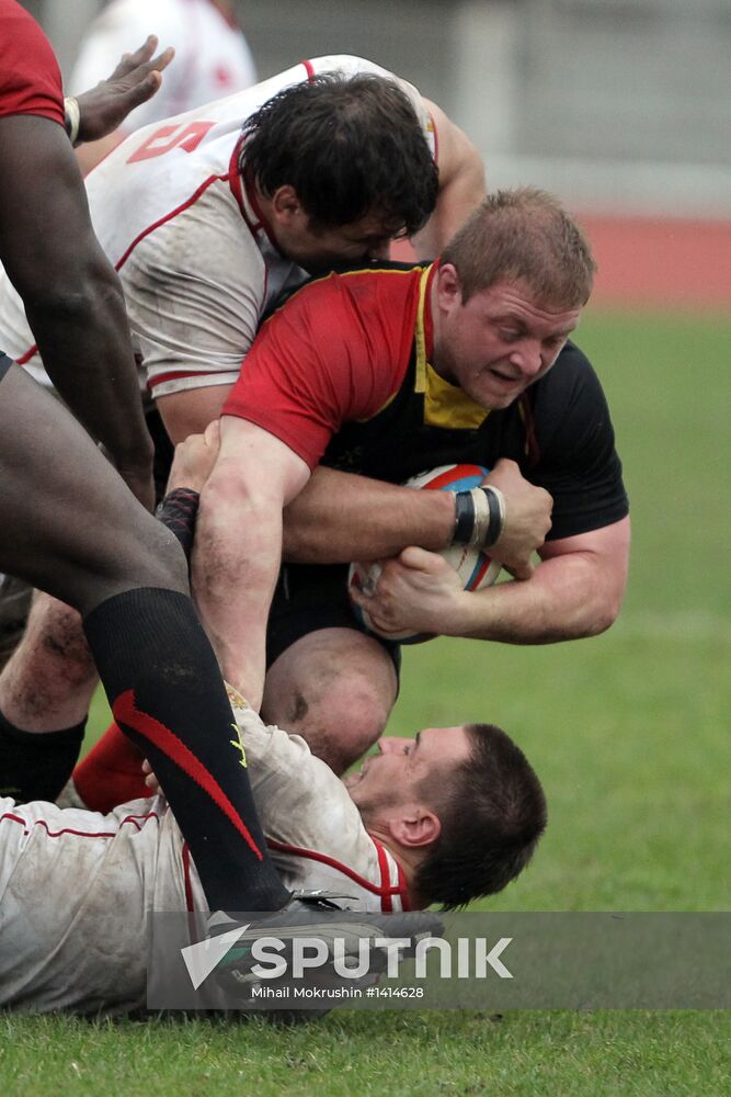 Rugby. European Nations Cup. Russia vs. Belgium