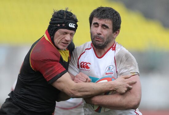Rugby. European Nations Cup. Russia vs. Belgium