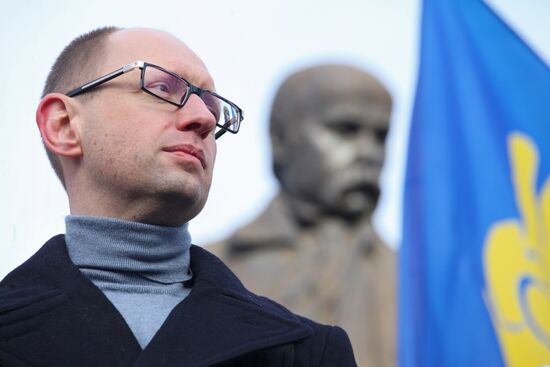Nationwide Ukrainian opposition protest in Lviv
