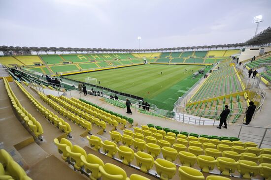 Anji Arena Stadium in Kaspiisk
