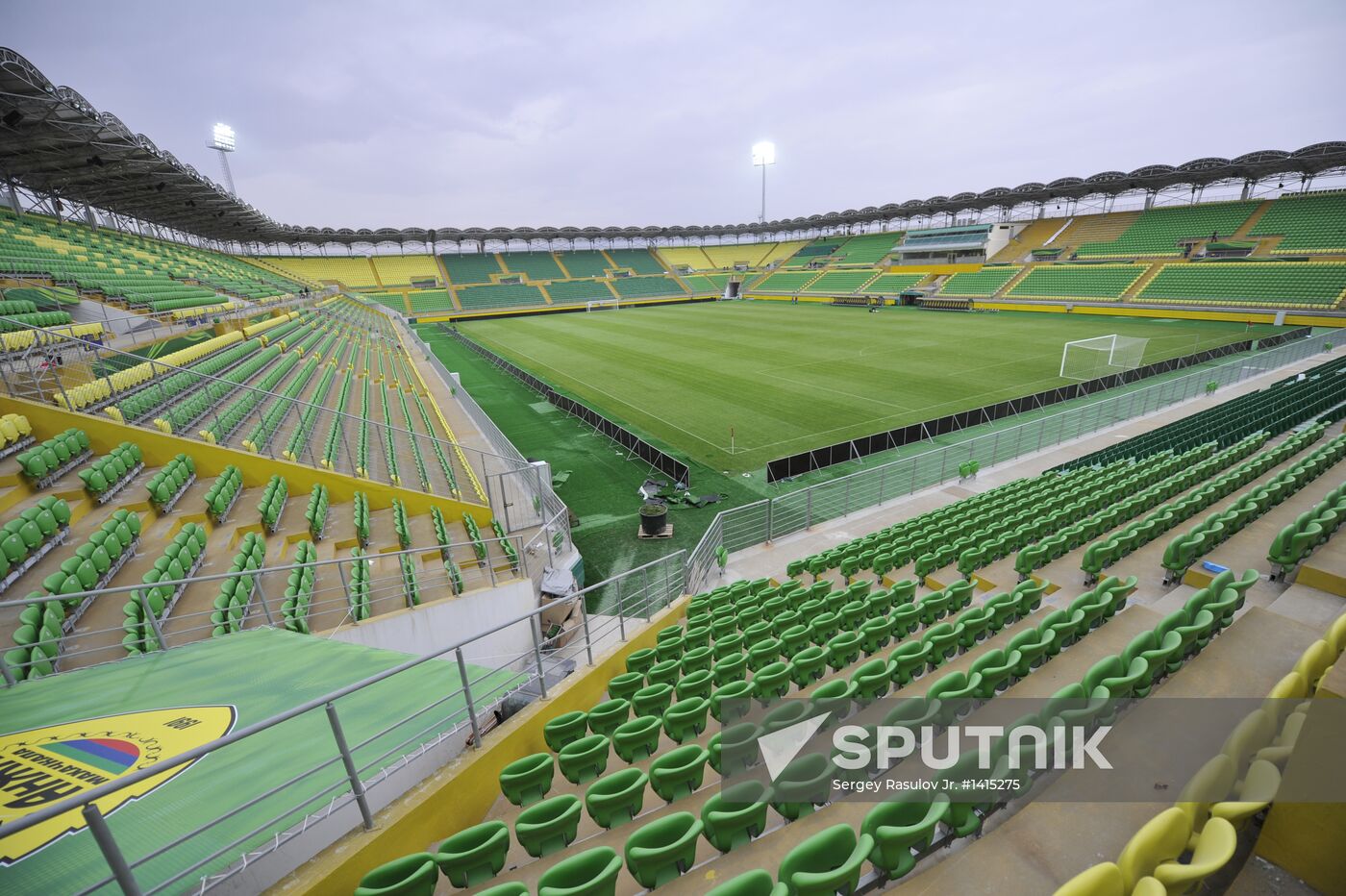 Anji Arena Stadium in Kaspiisk