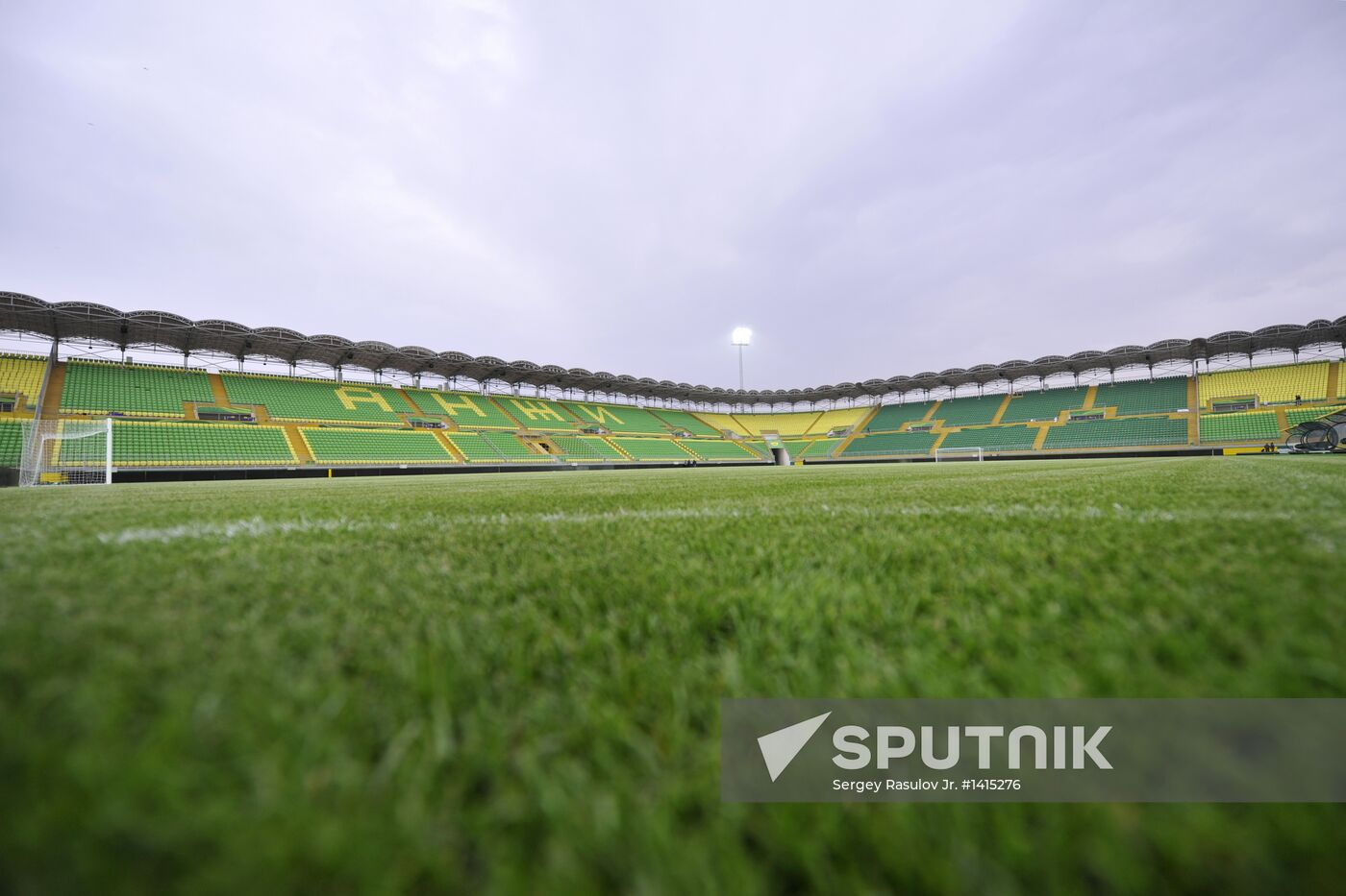 Anji Arena Stadium in Kaspiisk