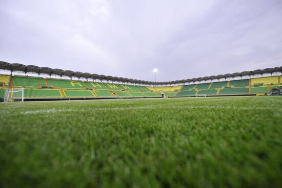 Anji Arena Stadium in Kaspiisk
